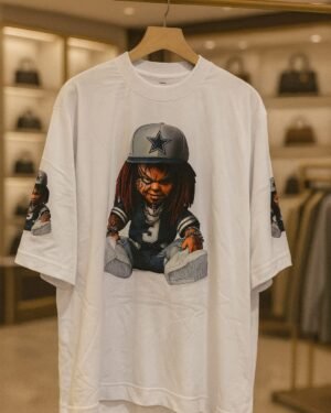 Wajose Smartwear Naks White Oversized Polo – Premium Men’s Luxury Streetwear | Sureboy Luxury Collections