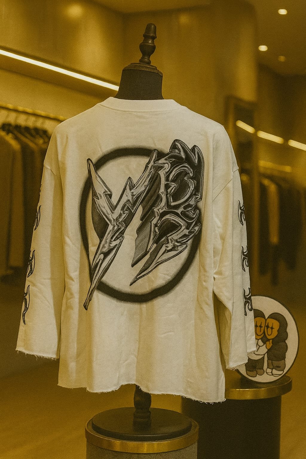 Men’s WAKE & FURY Croptop Polo – Premium Designer Streetwear | Sureboy Luxury Collections - Image 2