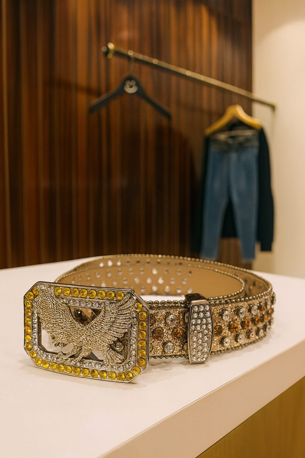 Top Quality Rhinestone Belt – Luxury Crystal Men’s Fashion Accessory | Sureboy Luxury Collections