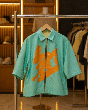 Hawaiian Zip-Down Leather Shirt – Luxury Fit | Premium Designer Wear